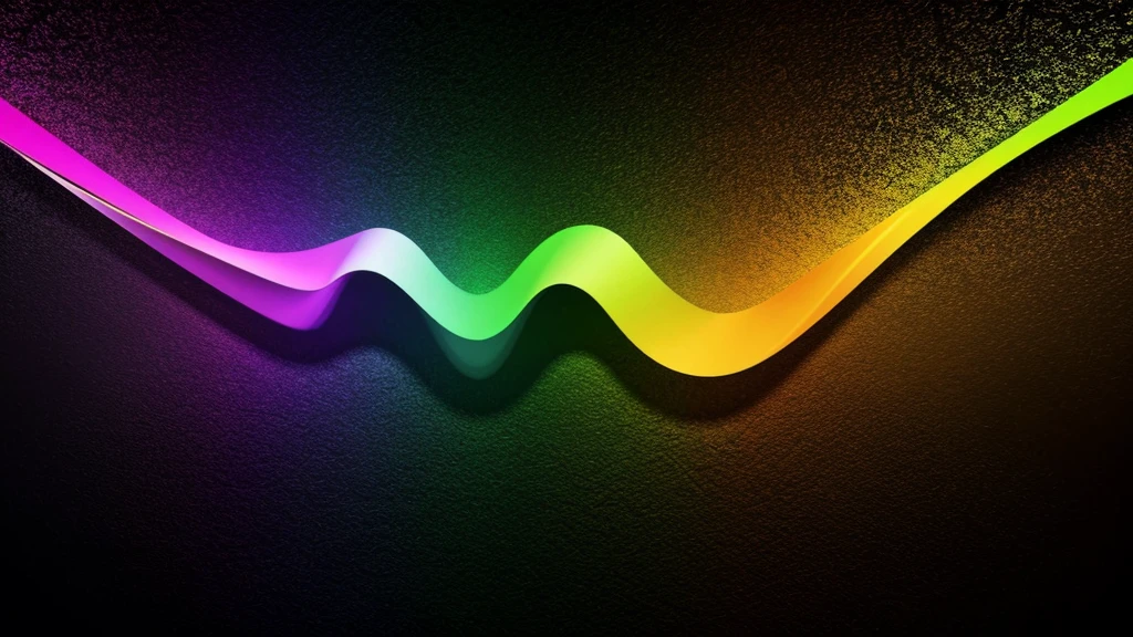 Grainy gradient background green orange purple abstract glowing color shape, black backdrop noisy texture dark banner poster header design,3d