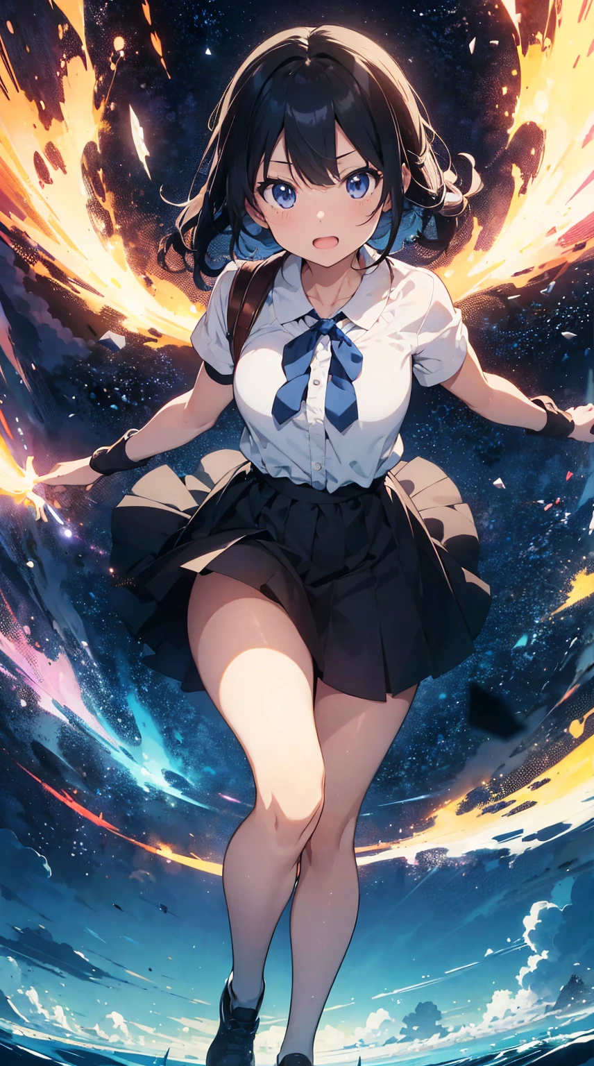"I would like a high-quality anime wallpaper for the movie 'Bubble.' The wallpaper should capture the essence of the film with vibrant colors and dynamic scenes. Ideally, it should feature the main characters in action or a beautiful background setting from the movie, emphasizing the unique visual style and atmosphere. The resolution should be suitable for a desktop background, preferably 1920x1080 or higher."
