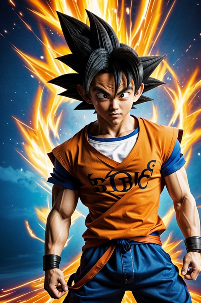 Goku with the BSC t-shirt