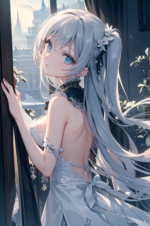 (Masterpiece:1.2), Best Quality, (illustration:1.2), (ultra detailed), hyper details, (delicate detailed), (intricate details), (cinematic light, Best Quality Backlights), Delete line, soloist, perfect body, (1 girl), She was like April sky, Sunrise in her eyes,  of light, Shining star, Fire in her heart, Brightest day, Melting snow, Breaking through the chill, (make up), High contrast, (better lighting, an extremely created and beautiful), (cinematic light), showy,