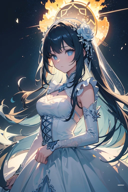 (Masterpiece:1.2), Best Quality, (illustration:1.2), (ultra detailed), hyper details, (delicate detailed), (intricate details), (cinematic light, Best Quality Backlights), Delete line, soloist, perfect body, (1 girl), She was like April sky, Sunrise in her eyes, of light, Shining star, Fire in her heart, Brightest day, Melting snow, Breaking through the chill, (make up), High contrast, (better lighting, an extremely created and beautiful), (cinematic light), showy,
