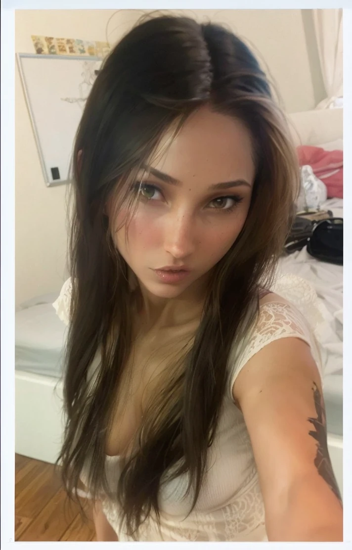 Lara croft,nude,no clothes, holding smoking guns