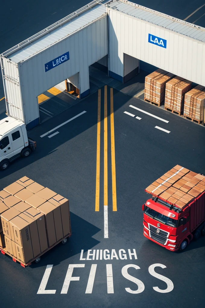 Creat a picture with logistics, knowledge, technology