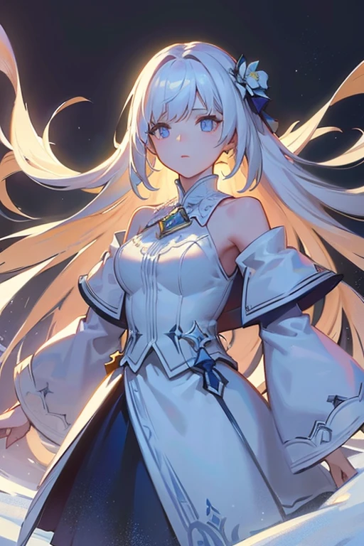 (Masterpiece:1.2), Best Quality, (illustration:1.2), (ultra detailed), hyper details, (delicate detailed), (intricate details), (cinematic light, Best Quality Backlights), Delete line, soloist, perfect body, (1 girl), She was like April sky, Sunrise in her eyes,  of light, Shining star, Fire in her heart, Brightest day, Melting snow, Breaking through the chill, (make up), High contrast, (better lighting, an extremely created and beautiful), (cinematic light), showy,
