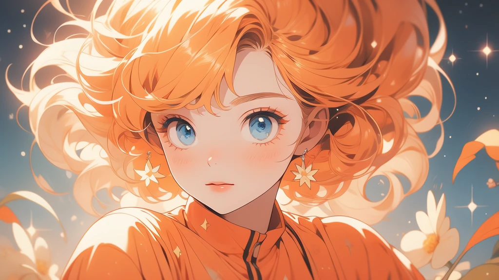 Big fat girl in tight orange sundress, ,Lineartnime, anime simple style
1woman.flower painting on sequins overalls.sequins shinywhite lips. eyeshadow.shinywhiteeyeliner.bustshot.(ultradetailed:1.4).16K.bestshot.musterpiece.,starrystarscloudcolorful, 1girl,blunt bangs, orange hair,long hair,blue eyes,solo,