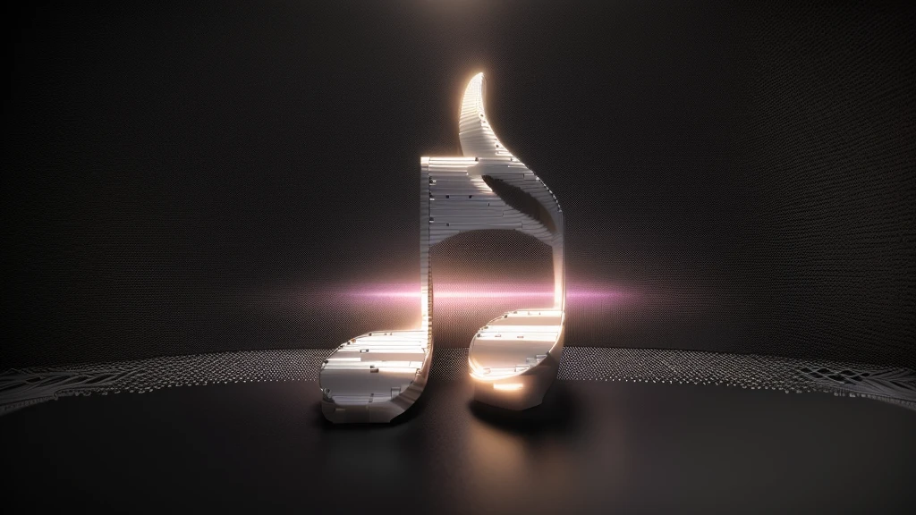 there is a white musical note with a black background, phonk music background, musical notes, plays music, music theme, music notes, music, music in the air, music album cover, ( ( ( ( 3D Rendering ) ) ) ), music is life, High-resolution wallpapers, Promotional Art, Artistic depiction, gold and silver tones, High Quality Wallpapers