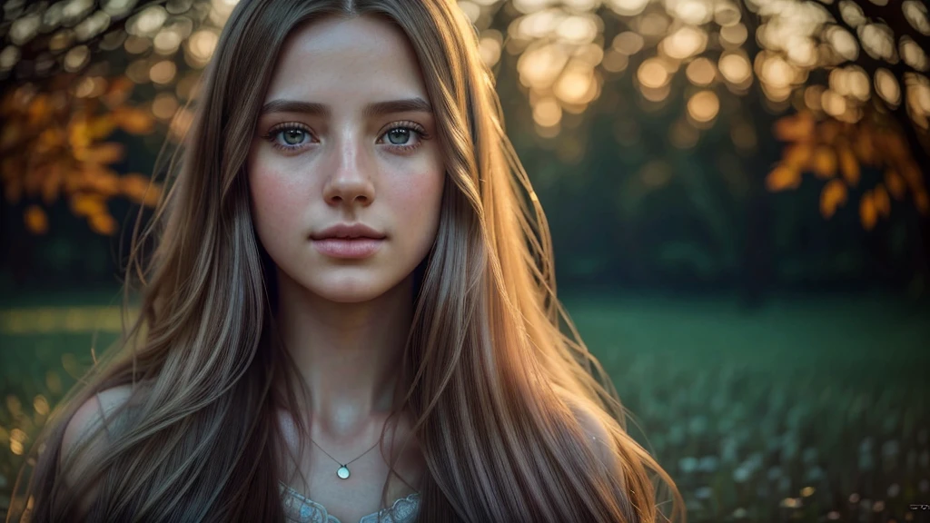 a beautiful girl with long flowing hair, dreamy expression, soft lighting, oil painting, detailed portrait, ethereal, romantic, pastel colors, cinematic, highly detailed, intricate background, dramatic lighting, impressionistic, photorealistic, (best quality,4k,8k,highres,masterpiece:1.2),ultra-detailed,(realistic,photorealistic,photo-realistic:1.37)