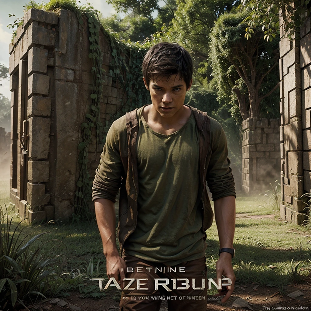 Draw the cover for the movie The Maze Runner
