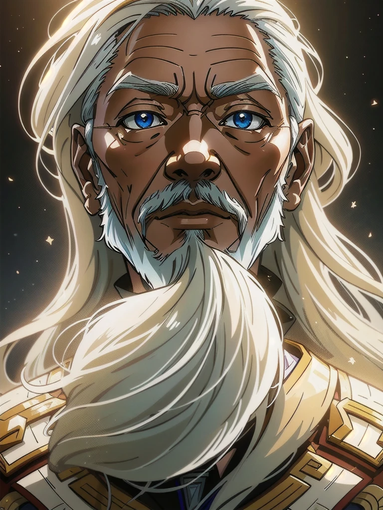 1 old man,anime version,full long white hair highly intricate detailed, light and shadow effects, intricate, highly detailed, digital painting, art station, concept art, smooth, sharp focus, illustration, advanced digital anime art, atmospheric lighting, detailed face, 8 k, hq, artstation, by makoto shinkai, stanley artgerm lau, wlop, rossdraws ”