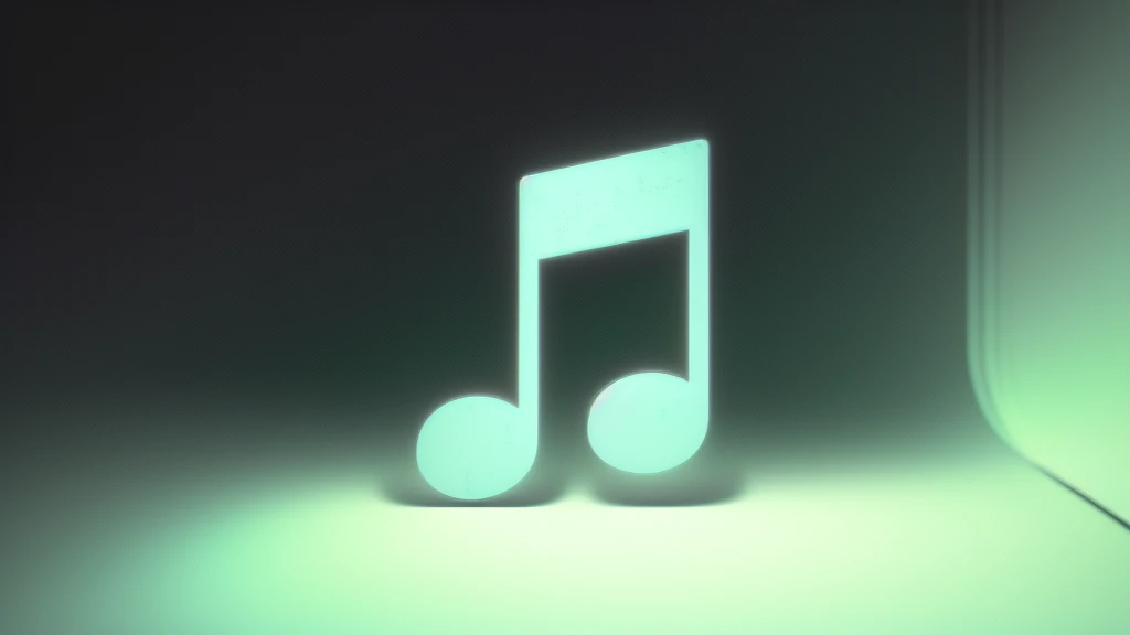 there is a white music note on a green background, plays music, music is life, music notes, music album cover, icon, good music, music, Carson Ellis, music being played, musical notes, music poster, musicality, music theme, Elliot Alderson, High quality upload, musician, Rich Evans, loud music, graphic musicality, New songs