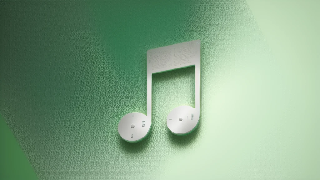 there is a white music note on a green background, plays music, music is life, music notes, music album cover, icon, good music, music, Carson Ellis, music being played, musical notes, music poster, musicality, music theme, Elliot Alderson, High quality upload, musician, Rich Evans, loud music, graphic musicality, New songs