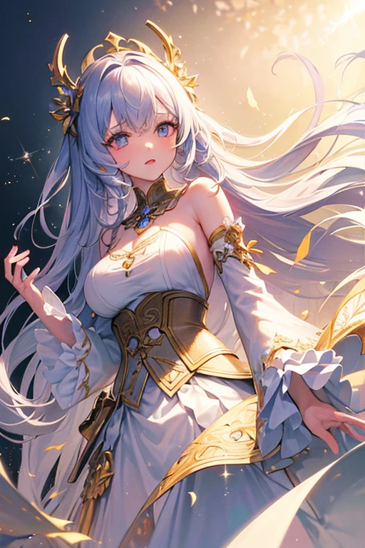 (Masterpiece:1.2), Best Quality, (illustration:1.2), (ultra detailed), hyper details, (delicate detailed), (intricate details), (cinematic light, Best Quality Backlights), Delete line, soloist, perfect body, (1 girl), She was like April sky, Sunrise in her eyes, of light, Shining star, Fire in her heart, Brightest day, Melting snow, Breaking through the chill, (make up), High contrast, (better lighting, an extremely created and beautiful), (cinematic light), showy,