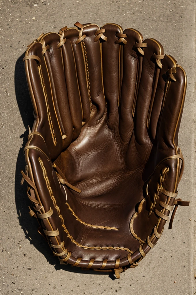 A Mexican baseball glove 
