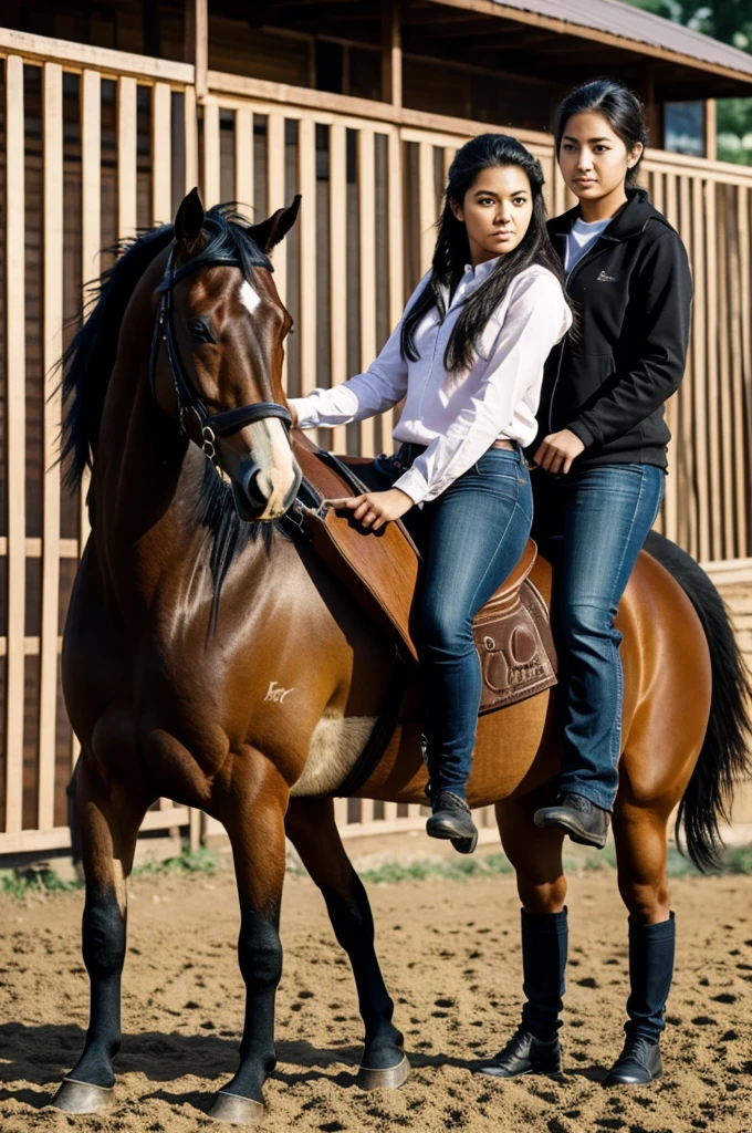 Girl fuck with a horse