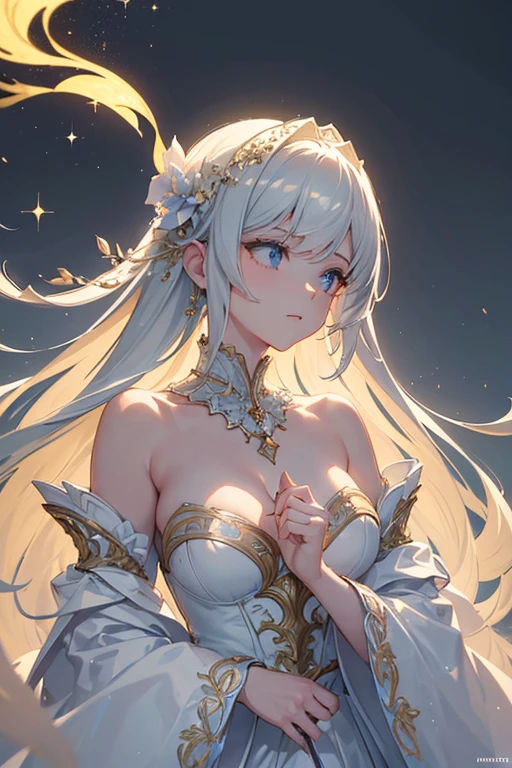 (Masterpiece:1.2), Best Quality, (illustration:1.2), (ultra detailed), hyper details, (delicate detailed), (intricate details), (cinematic light, Best Quality Backlights), Delete line, soloist, perfect body, (1 girl), She was like April sky, Sunrise in her eyes, of light, Shining star, Fire in her heart, Brightest day, Melting snow, Breaking through the chill, (make up), High contrast, (better lighting, an extremely created and beautiful), (cinematic light), showy,