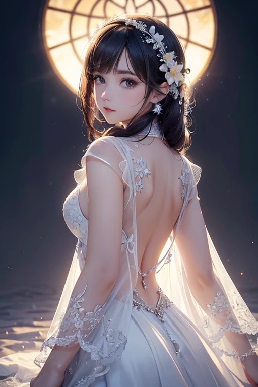 (Masterpiece:1.2), Best Quality, (illustration:1.2), (ultra detailed), hyper details, (delicate detailed), (intricate details), (cinematic light, Best Quality Backlights), Delete line, soloist, perfect body, (1 girl), She was like April sky, Sunrise in her eyes,  of light, Shining star, Fire in her heart, Brightest day, Melting snow, Breaking through the chill, (make up), High contrast, (better lighting, an extremely created and beautiful), (cinematic light), showy,