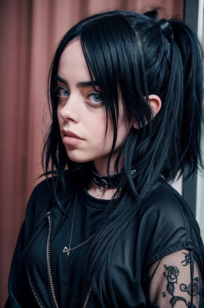 Billie Eilish in goth
