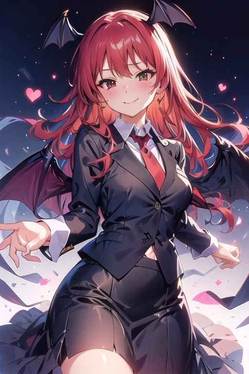 Pinch the skirt, (koakuma,),nsfw,naughty smile,Seduction