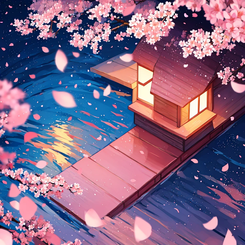 To You, Cherry Blossoms at Night