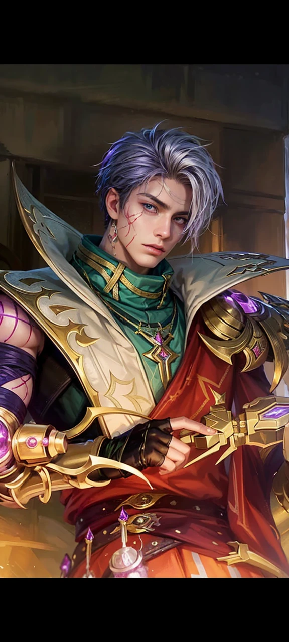 Best quality, masterpiece, detailed skin texture, detailed clothes texture, detailed face, super detail, 8k, intricate detail, 1 boy, The color doesn't change, Muscle guy, 1 guy