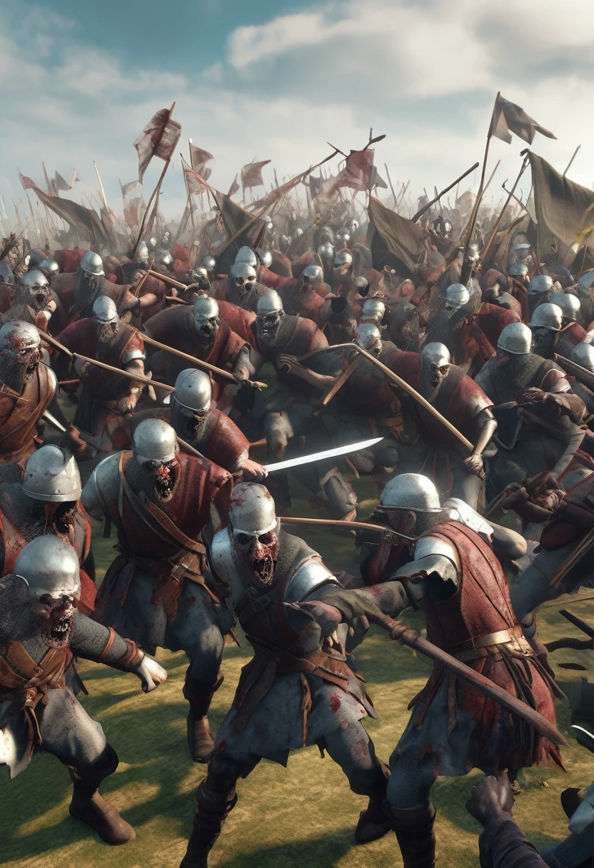 A strategic representation of William the Conqueror's forces appearing to retreat