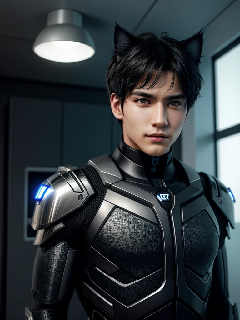 Male cyborg cat 