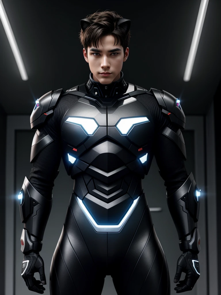 Male cyborg cat