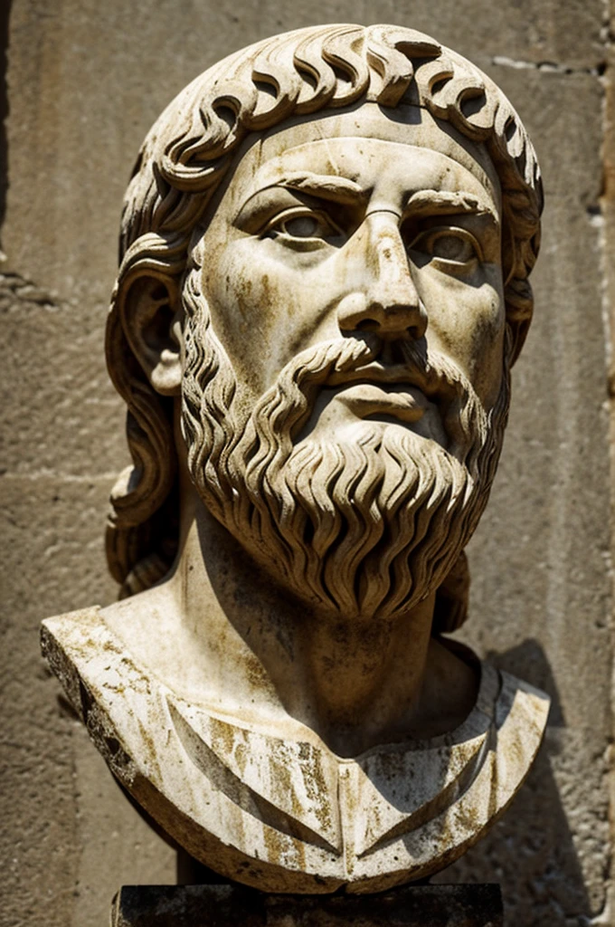 Generate an image of ancient Greek philosopher, Heraclius