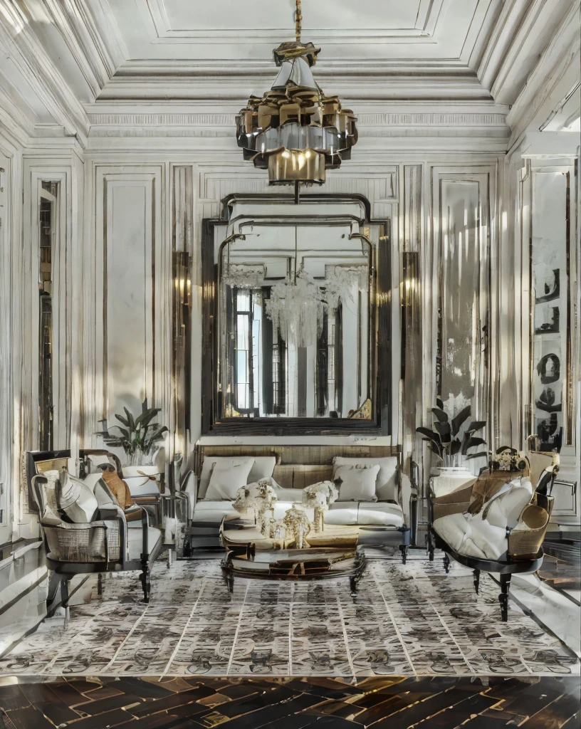 a close up of a living room with a couch and chairs, neoclassical style, neo - classical style, directoire style, neoclassicism style, elegant and refined, rococo style, classicism style, in style of classicism, classical style, rococo and baroque styles, classicism artstyle, royal interior, neoclassical composition