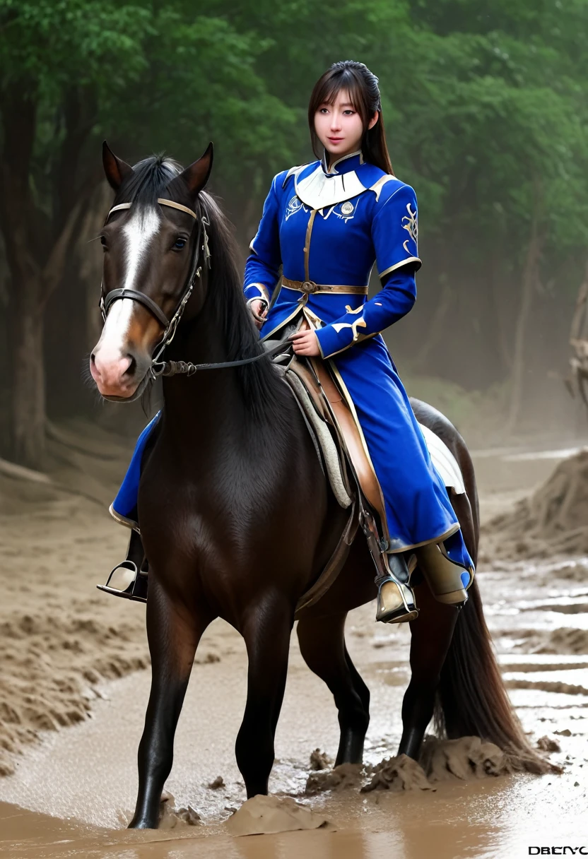 (((masterpiece))),(((Highest quality))),((Tabletop:1.4, Highest quality)), (Realな写真:1.4),
((1 cute girl knight)),rodeo,
(超High resolution:1.2),, wonderful, Very detailed CG Unity 8k wallpaper, Very detailed, High resolution,draft horse ridden by japanese cute girl,tight,muddy place,Beauty,The horse neighs,Female knight in armor,Sink,
Cold Light, Beautiful detailed girl, Droopy eyes,Very detailedな目と顔, Beautiful and exquisite nose, Beautiful and exquisite, draft horse ridden by a girl can't move because horse and girl soak in the sticky muddy deep pitfall:10.0 , horse falls down ,looks pained ,Surprised face:2.0,Real,Anatomically correct