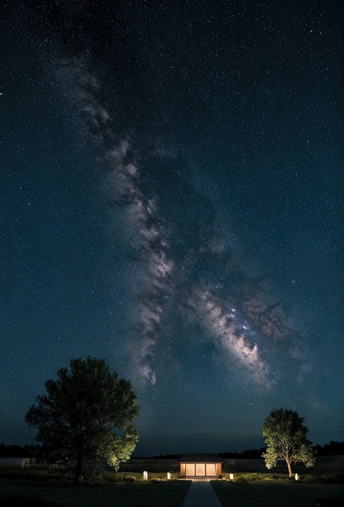 Fantastic starry sky