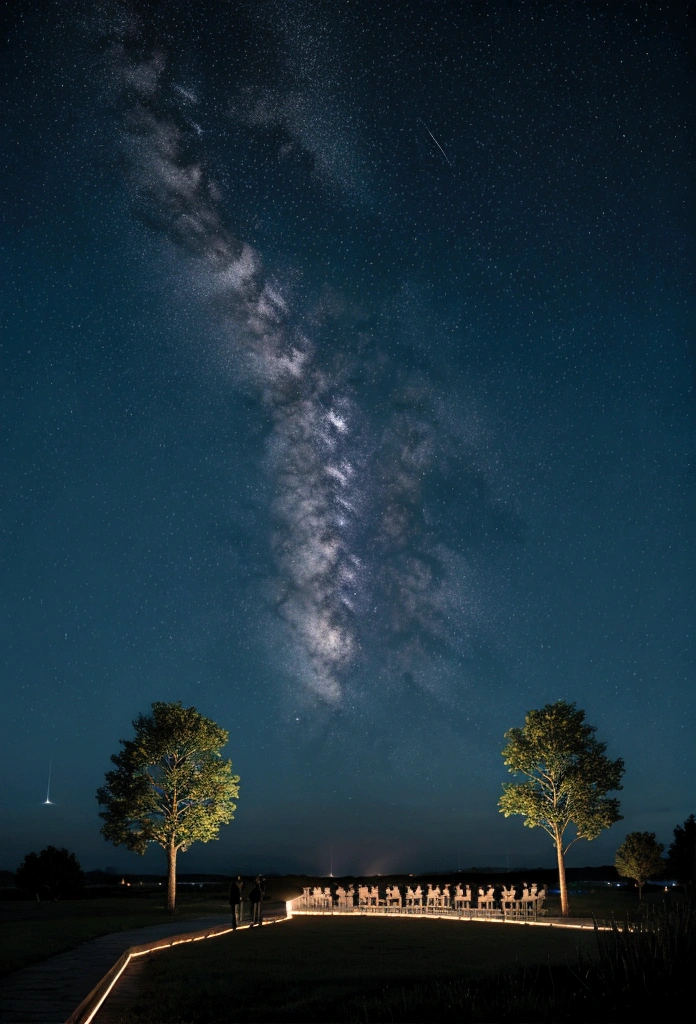 Fantastic starry sky