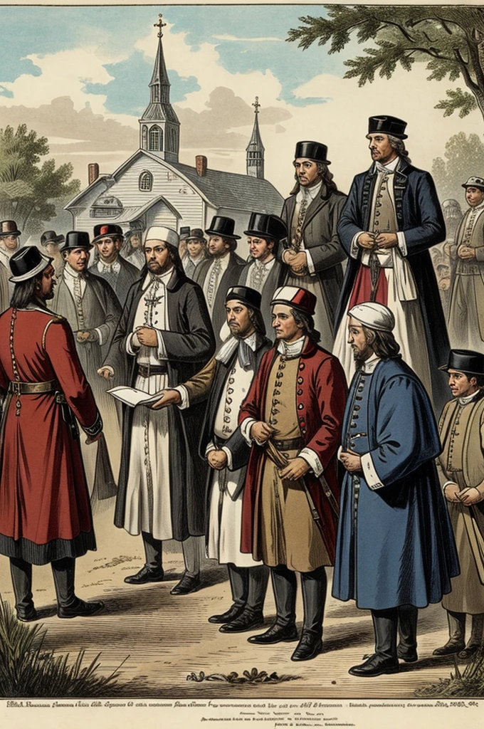 Most of the new residents of the British North American colonies sought freedom of religion and the establishment of a new social order，Independent and faith-filled