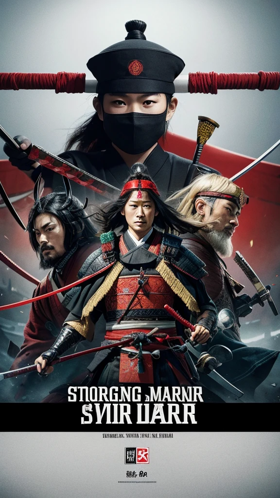 Strong Japanese samurai