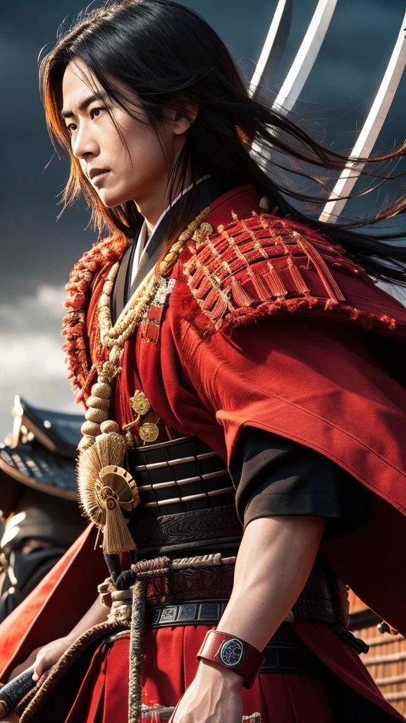 Strong Japanese samurai