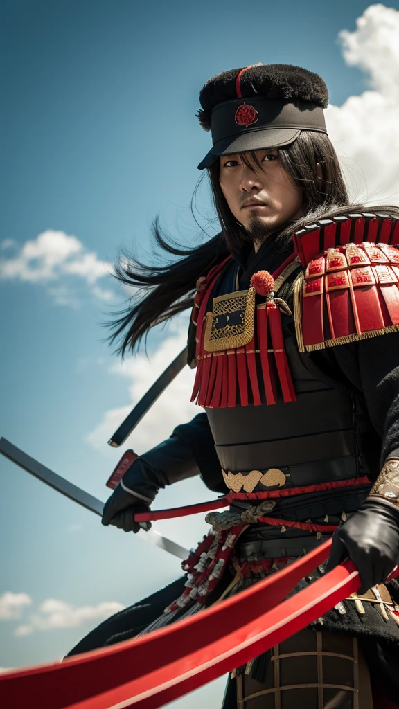 Strong Japanese samurai