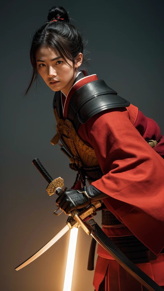 Strong Japanese samurai