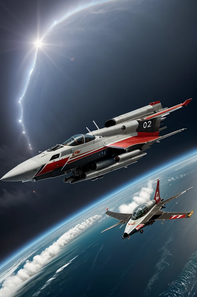 Realistic cyclone and tornado together
