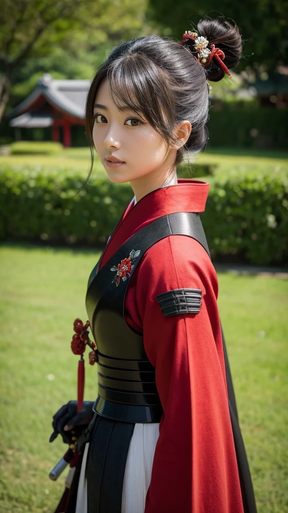 Beautiful Japanese samurai
