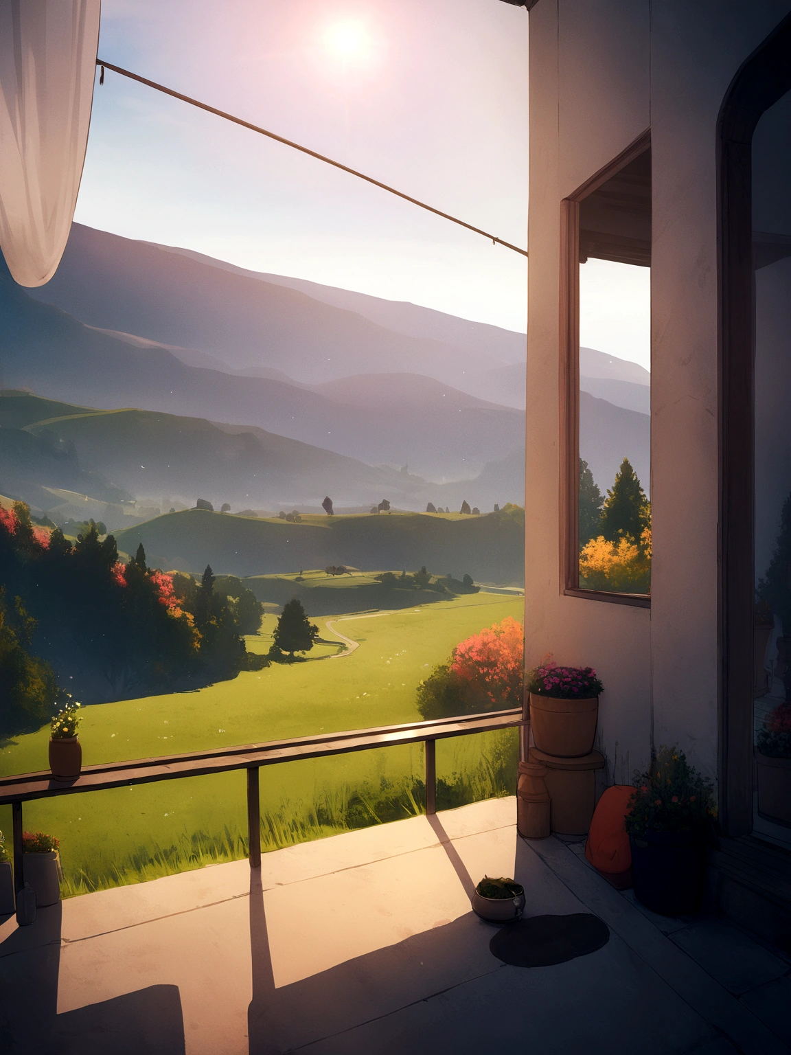 Decor, landscape, relax, monstero