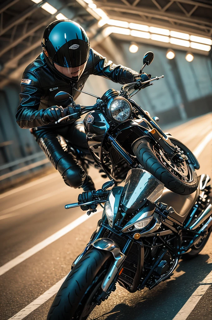 close up,motorcycle,Sci-fi version,8K,Best quality,Super Fine,Hyperrealism,Photo effects,Rich in details,Meticulous portrayal