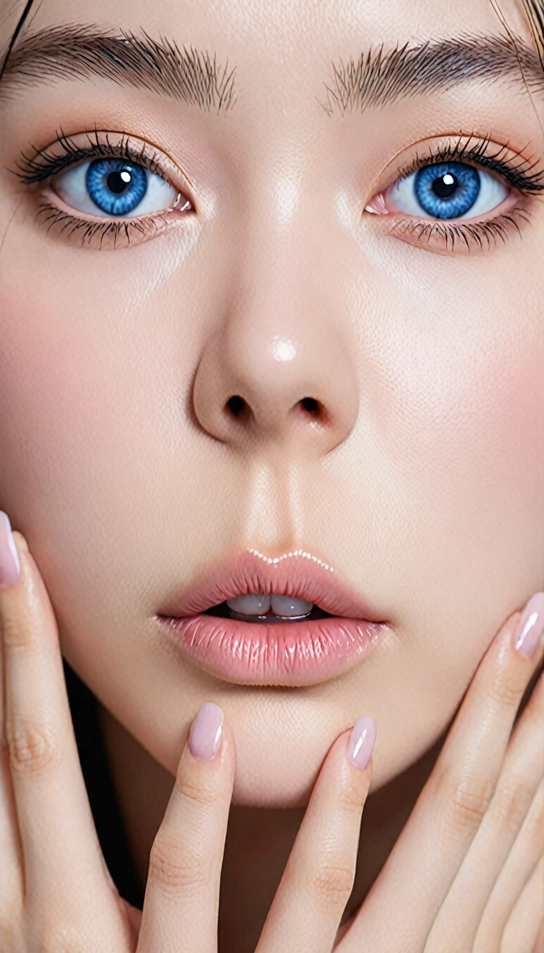Exaggerated image, beautiful girl, beautiful breasts, beautiful figure, beautiful skin, beautiful eyes, blue eyes, double eyelids, skin details. Showing emotion and wanting to have sex Help yourself to make your fingers beautiful. ((Use a finger to insert into the pussy)), finger in pussy wet pussy, (((wet pussy, coming out of pussy, pussy penetration, liquid coming out of pussy, pussy, beautiful pussy))), correct body, ((anatomically correct)), award winning, masterpiece, accurate, super detail, best quality, highres, 8k, (( NSFW)), Ultra high res.photorealistic:1.4,UHD