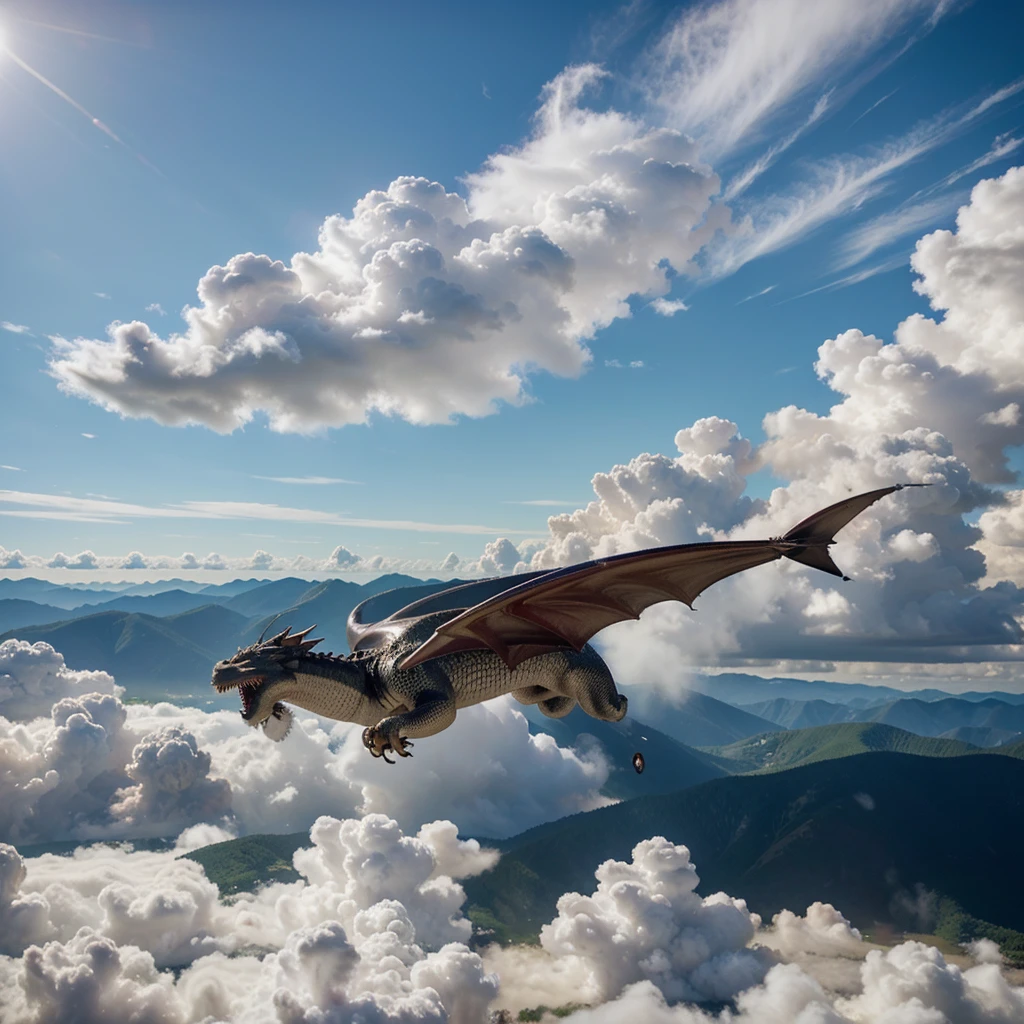 Real Image of Dragon Tail Horn Flying Full, Please