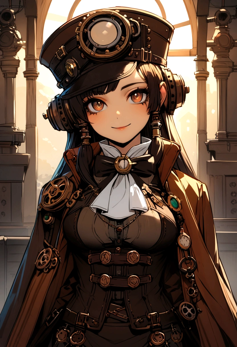 The main character of the steampunk game