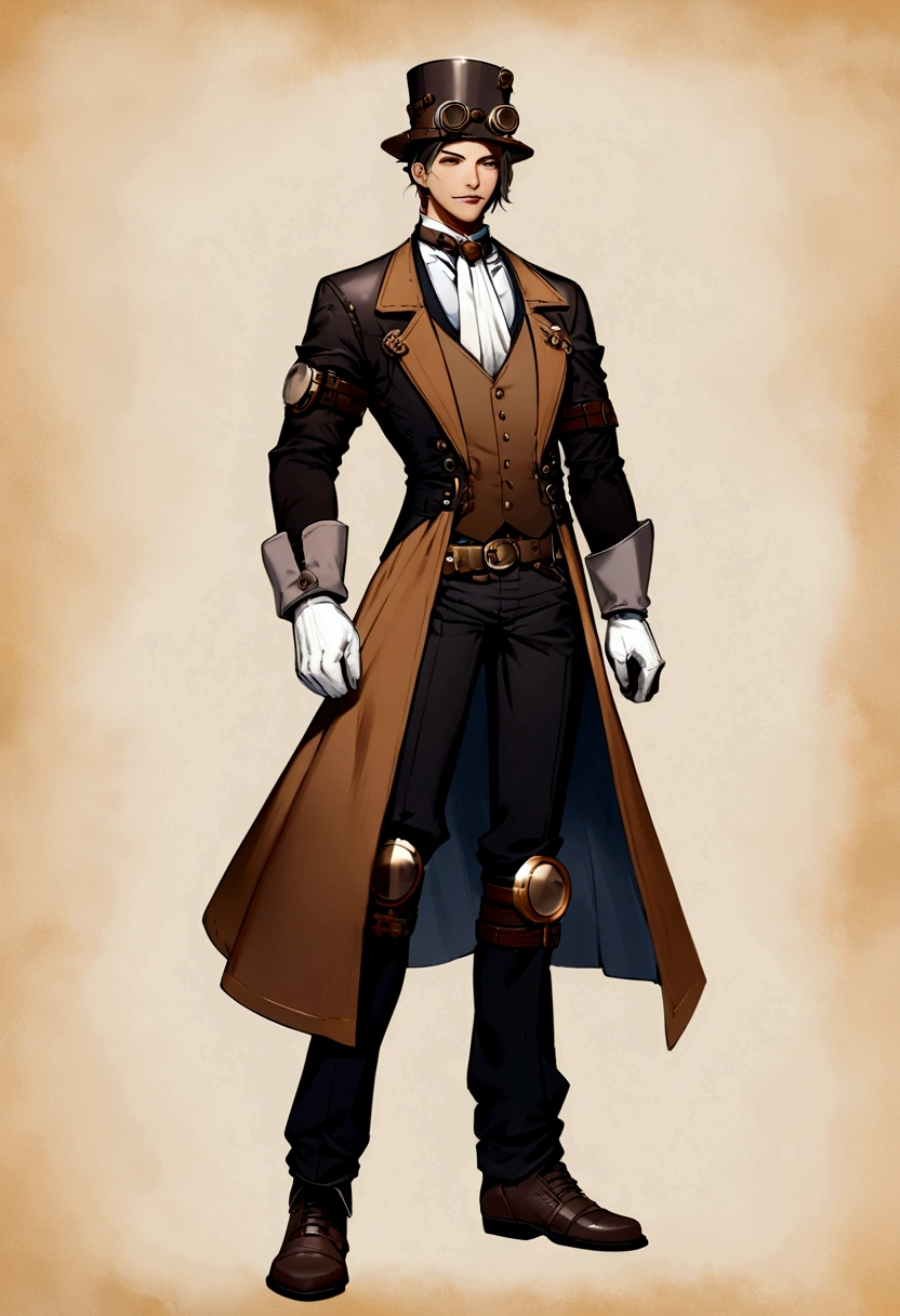 The main character of the steampunk game