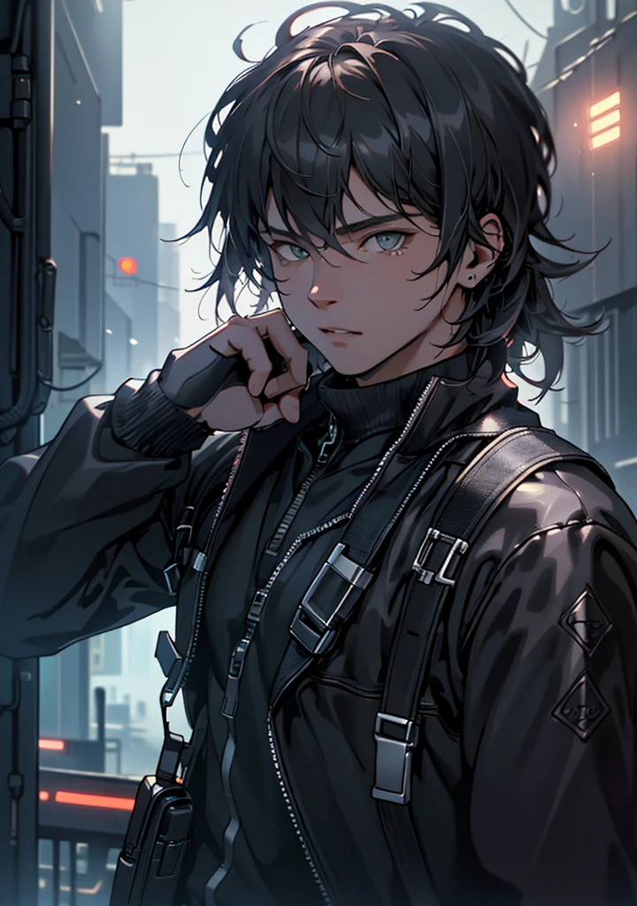 ultra detail, high resolution, ultra detailed, best quality, amazing, top quality, extremely detailed CG unity 8k wallpaper, cinematic lighting, cat fanboy, cyberpunk, dark boy