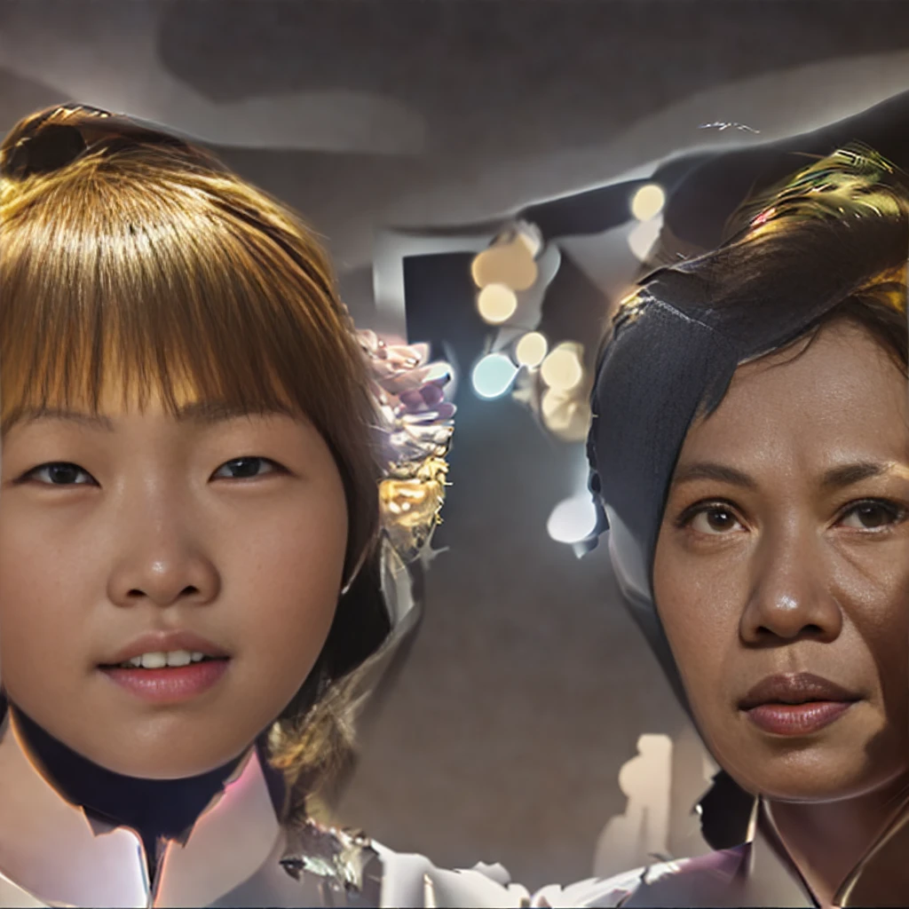 there are two young girls standing next to each other on a porch, hong kong 1 9 5 4, unknown location,
Amphitrite, grandaunt, abbess, pax and goddess. Violin passage in forte. White clouds loom over Planet Crafter. Volumetric lighting, digital art.
