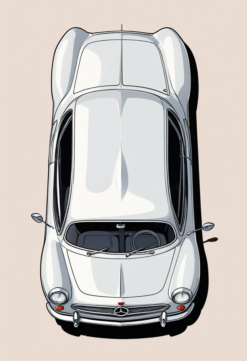 A small car,Vector Art, To flatten, Smooth line art, Minimalism, Graphic design aesthetics, Flat illustration, (masterpiece, best quality, Perfect composition, very aesthetic, absurd, Extremely detailed, Intricate details, professional, Official Art, representative work:1.3)
