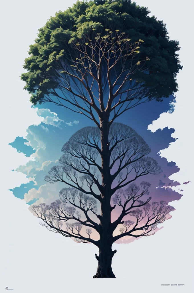 a minimalist conception of a tree of life, Fond noir, en couleur, très détaillé, cinématique, dynamique, embrasé, couleurs riches, Beau, créatif, positif, vibrant, élégant, complexe, Réel, pensée, imposant, incroyable, Attractif, avancé, luxe, élite, Futuriste, cool, Génial, inspirant, aimant, merveilleux, épique, superbe t-shirt_conception