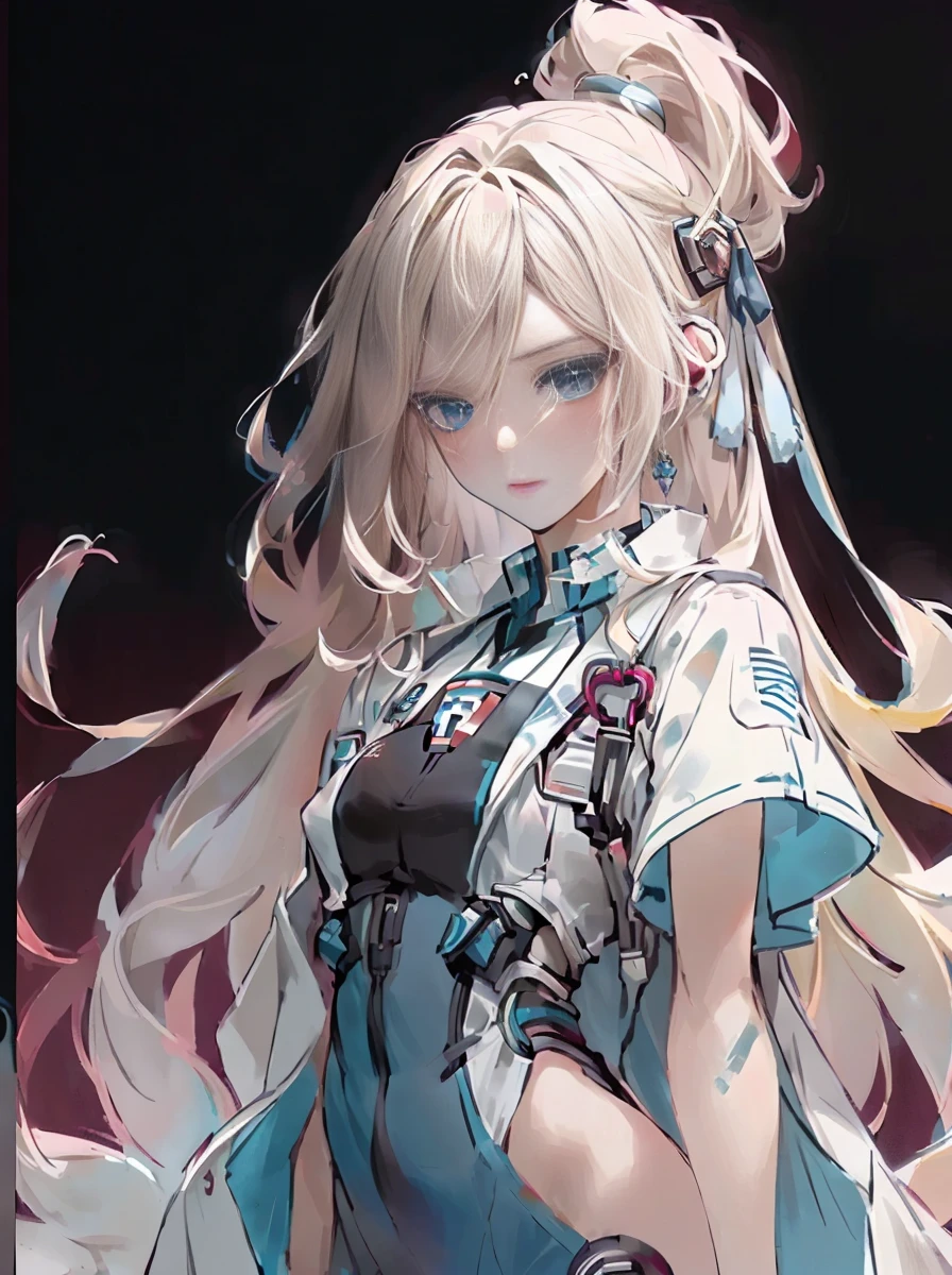 ((plano general, body completo:1.4)), pays attention beautiful woman wearing a white clothes, blond hair, blue eyes, detailed eyes, detailed face, long hair